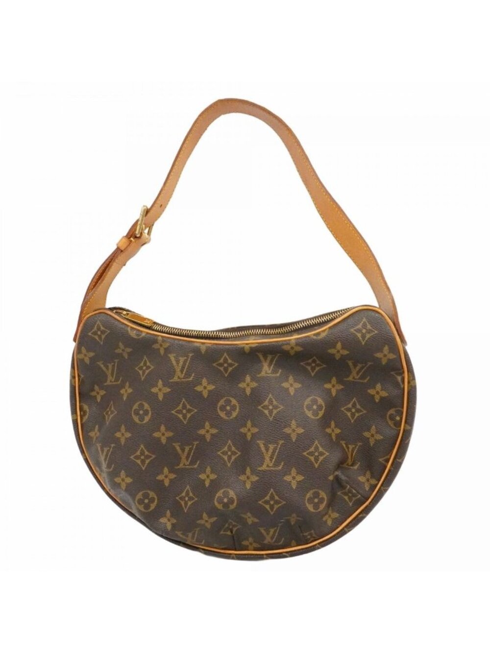 Louis Vuitton Shoulder Bag Monogram Croissant MM Brown